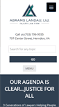 Mobile Screenshot of landauinjurylaw.com